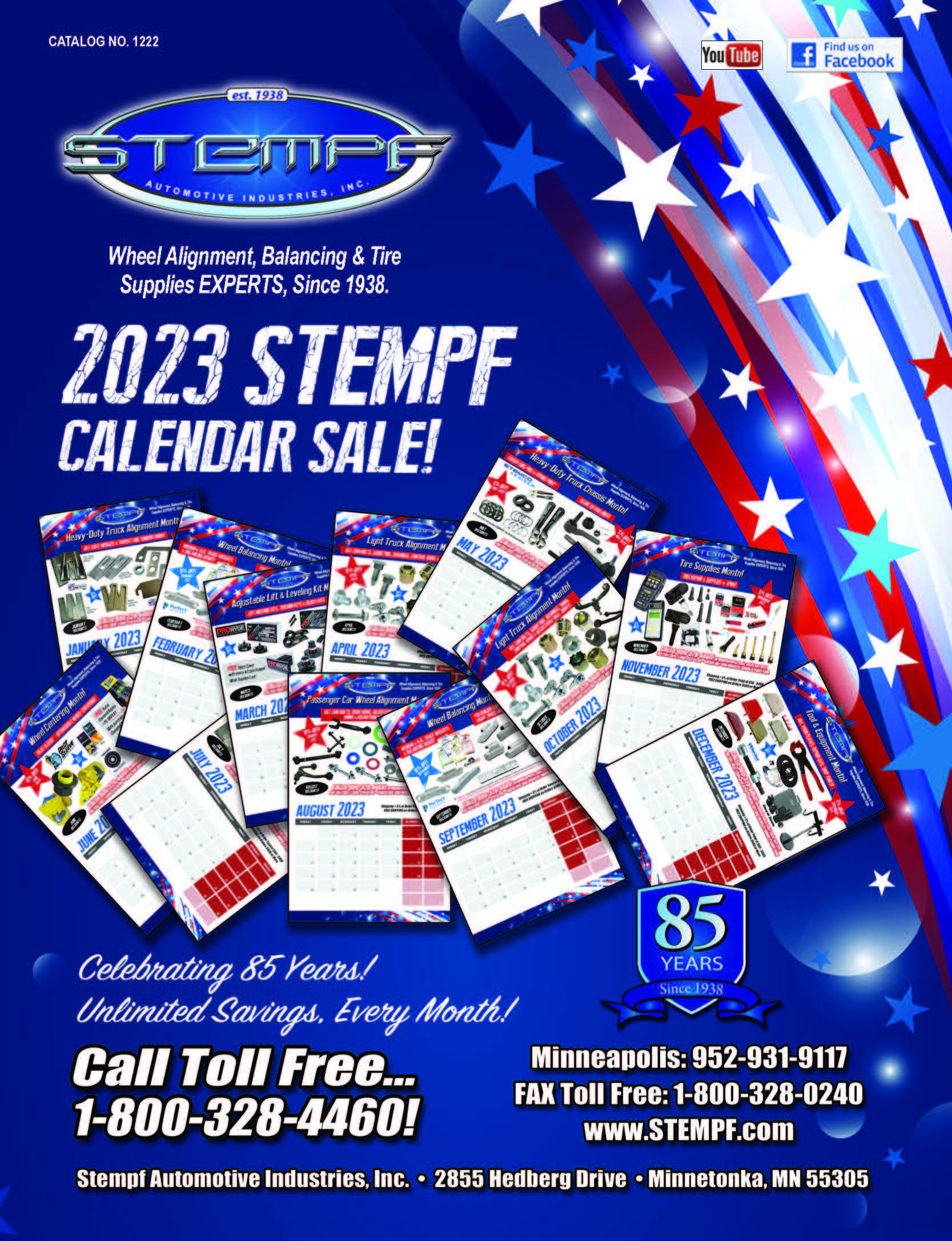 2023 STEMPF Calendar Sale